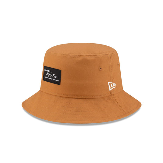New Era Cap Brown Duck Canvas Bucket Hat - New Era Cap
