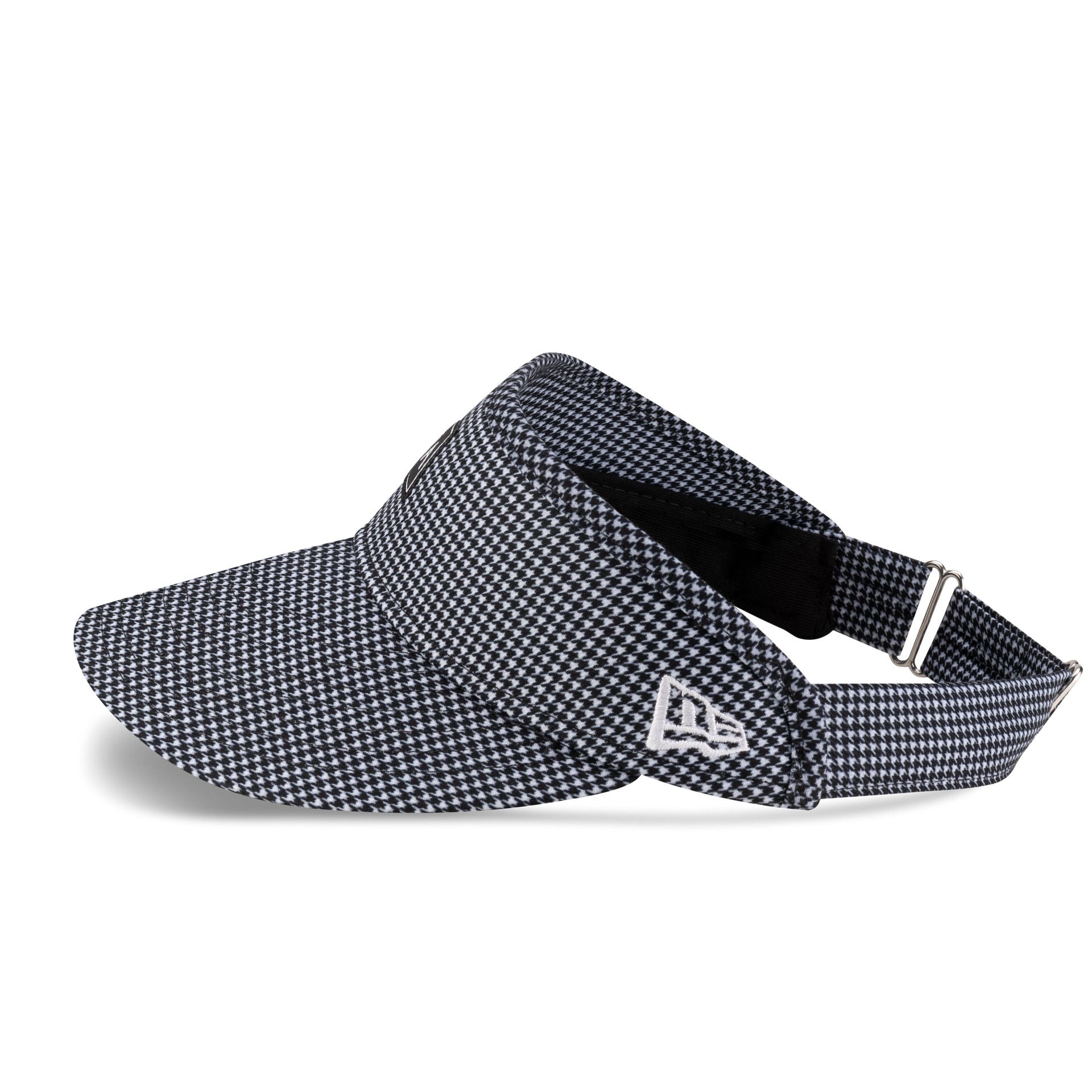 New Era Cap Houndstooth Black Visor Adjustable Hat