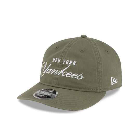 thisisneverthat® x New York Yankees Retro Crown 9FIFTY Adjustable Olive Hat - New Era Cap