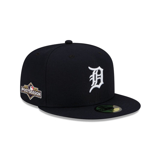 Detroit Tigers 2025 Postseason Side Patch 59FIFTY Fitted Hat - New Era Cap