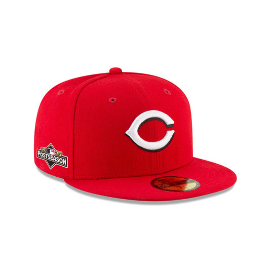 Cincinnati Reds 2025 Postseason Side Patch 59FIFTY Fitted Hat - New Era Cap