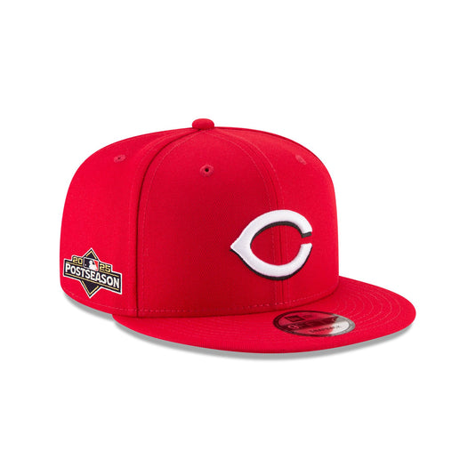Cincinnati Reds 2025 Postseason Side Patch 9FIFTY Snapback Hat - New Era Cap
