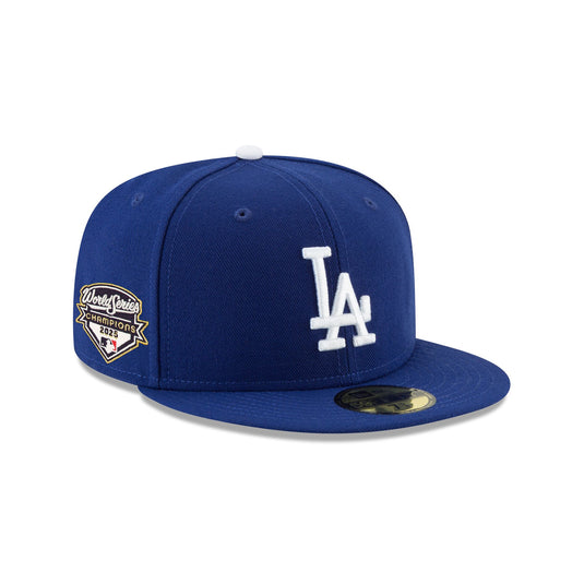 Los Angeles Dodgers 2025 World Series Champions Side Patch 59FIFTY Fitted Hat - New Era Cap
