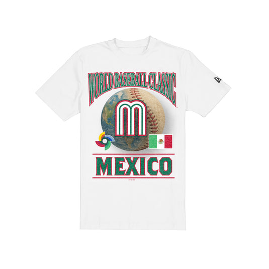 Mexico Baseball 2025 World Baseball Classic White T-Shirt - New Era Cap