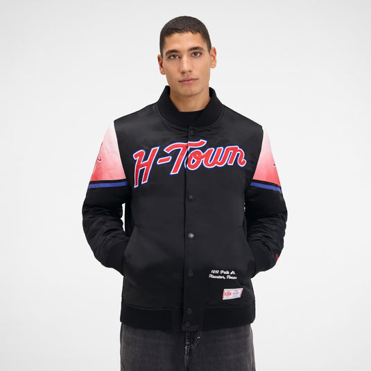 Houston Rockets 2025 City Edition Black Jacket - New Era Cap