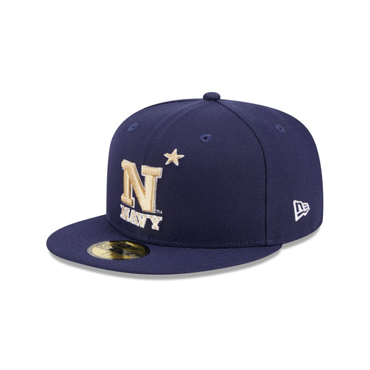 Navy Midshipmen Go-To 59FIFTY Fitted Hat - New Era Cap