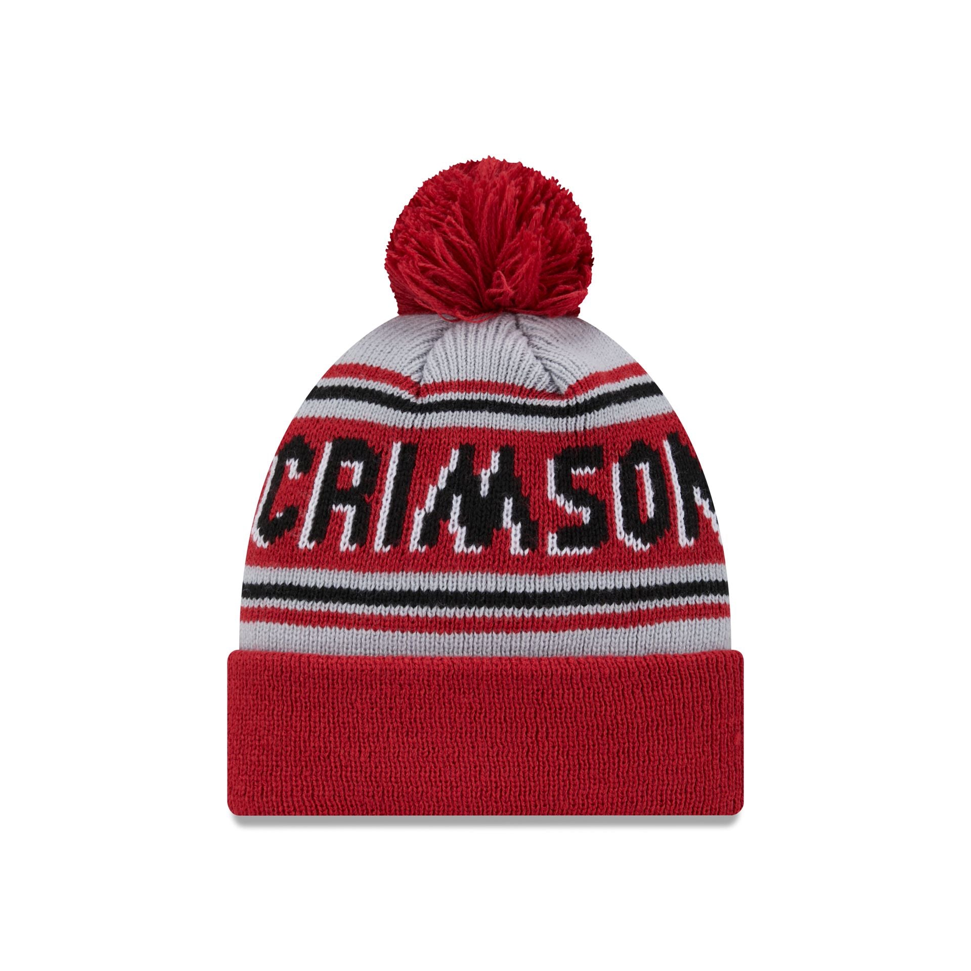 Harvard Crimson Go-To Pom Knit Hat