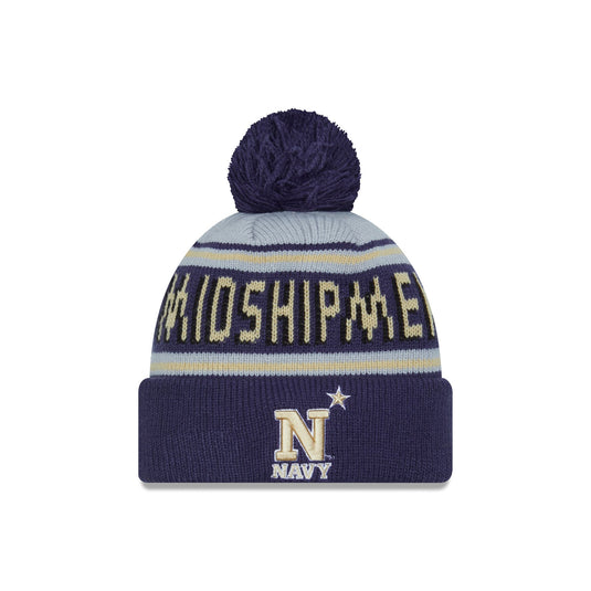 Navy Midshipmen Go-To Pom Knit Hat - New Era Cap