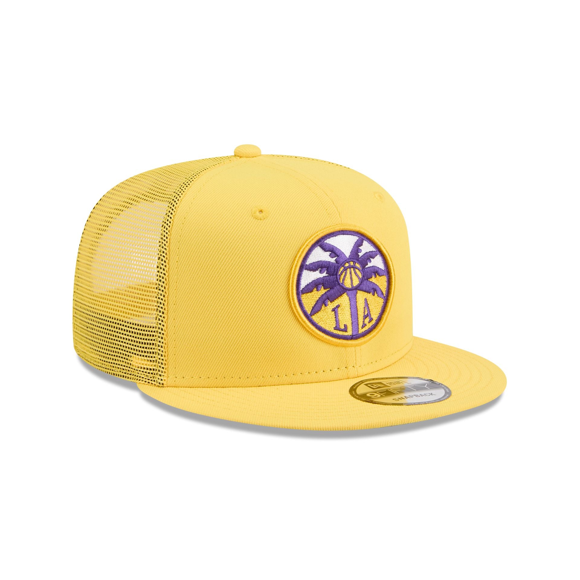 Los Angeles Sparks Yellow 9FIFTY Trucker Hat