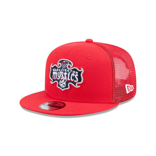 Washington Mystics Red 9FIFTY Trucker Hat - New Era Cap