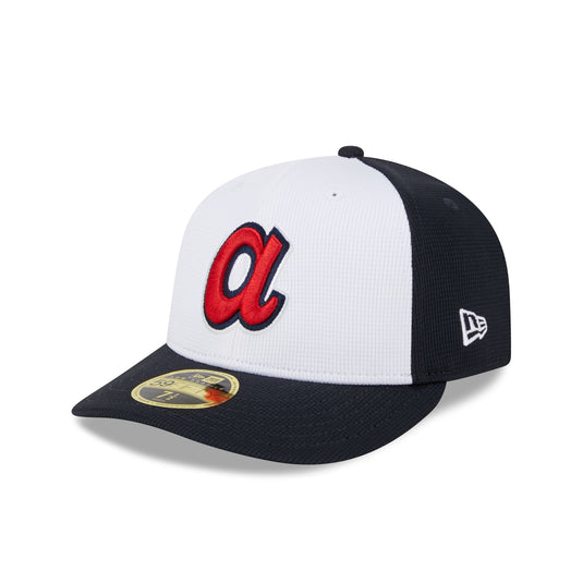 Atlanta Braves 2025 Batting Practice Low Profile 59FIFTY Fitted - New Era Cap