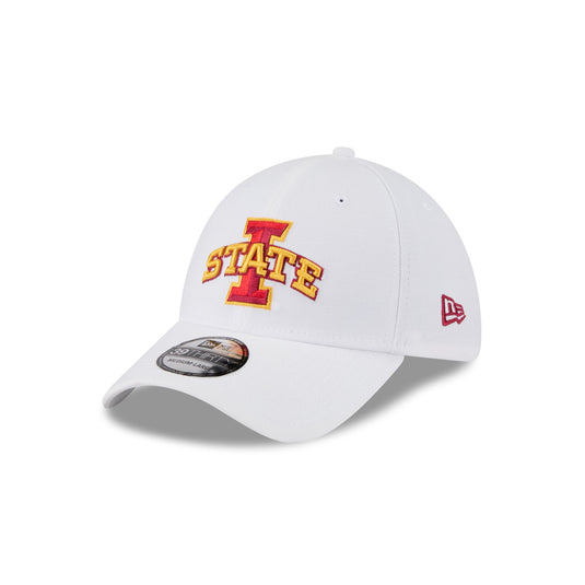 Iowa State Cyclones Optic White 39THIRTY Stretch Fit Hat - New Era Cap