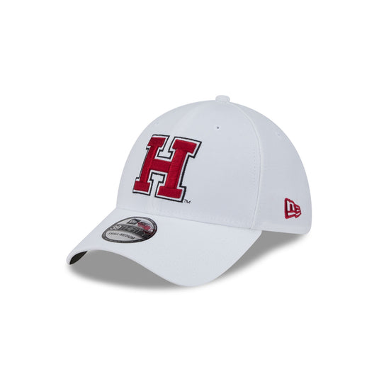 Harvard Crimson Optic White 39THIRTY Stretch Fit Hat - New Era Cap