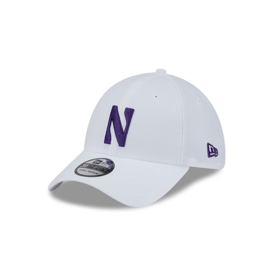 Northwestern Wildcats Optic White 39THIRTY Stretch Fit Hat - New Era Cap