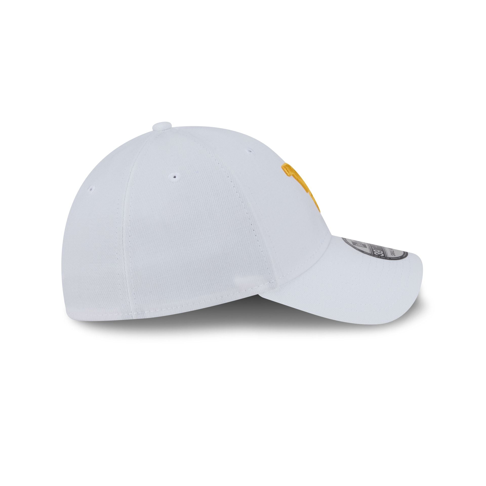 West Virginia Mountaineers Optic White 39THIRTY Stretch Fit Hat