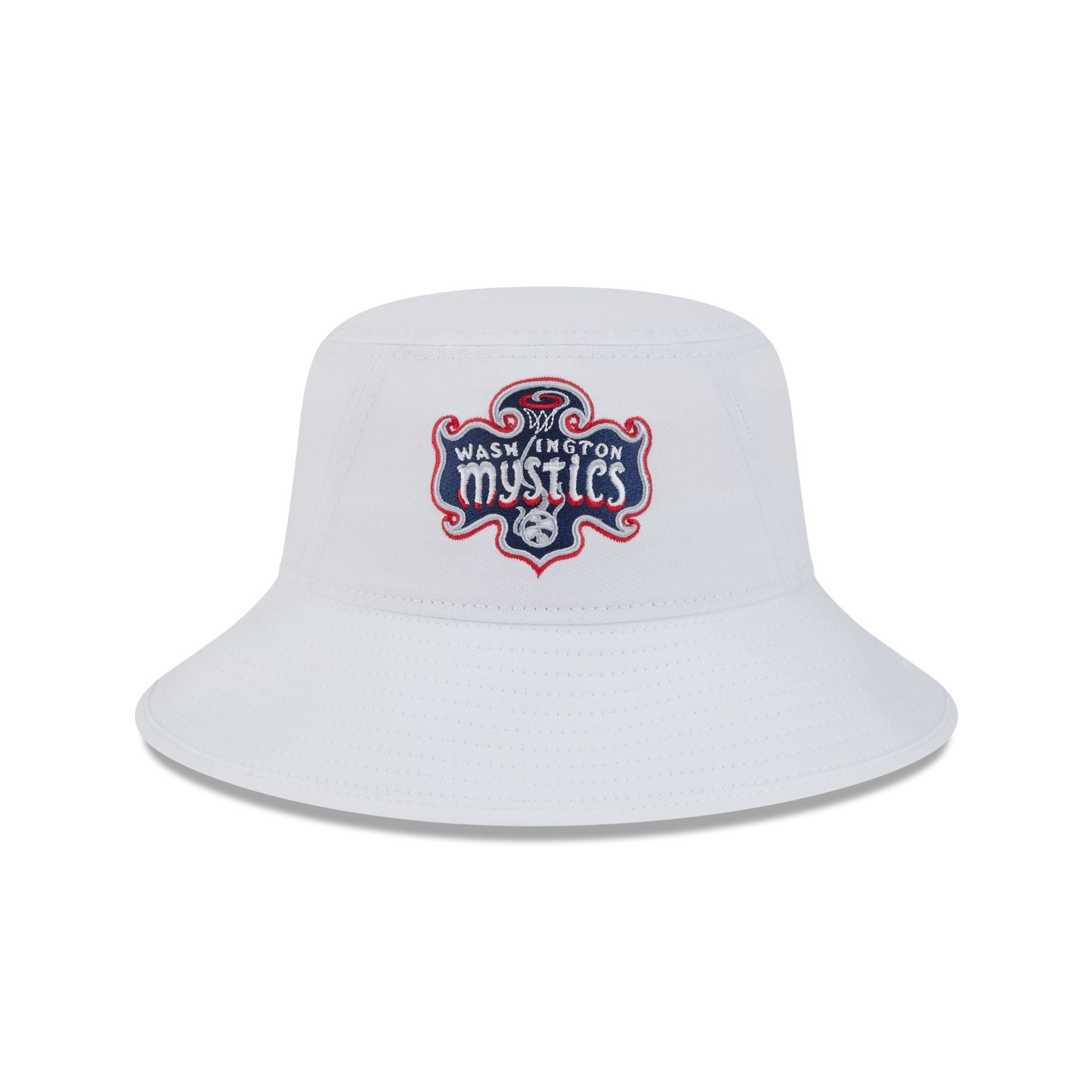 Washington Mystics Optic White Bucket Hat