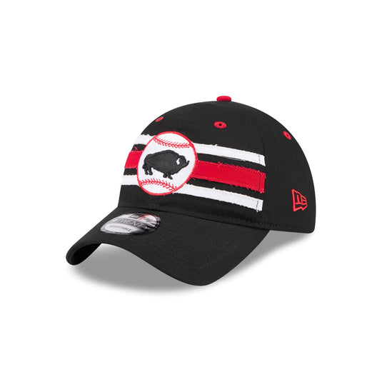 Buffalo Bisons Theme Night Black 9TWENTY Adjustable Hat - New Era Cap