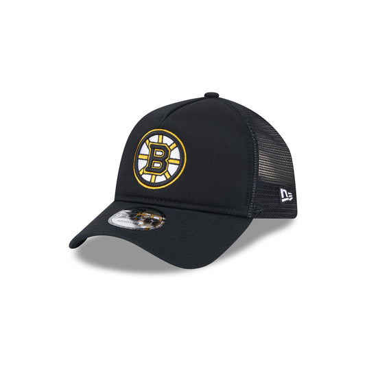 Boston Bruins 9FORTY A-Frame Trucker Hat - New Era Cap