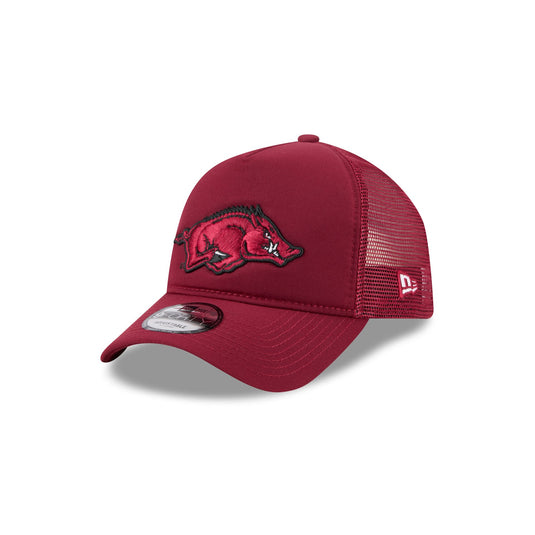 Arkansas Razorbacks Go-To 9FORTY A-Frame Trucker Hat - New Era Cap