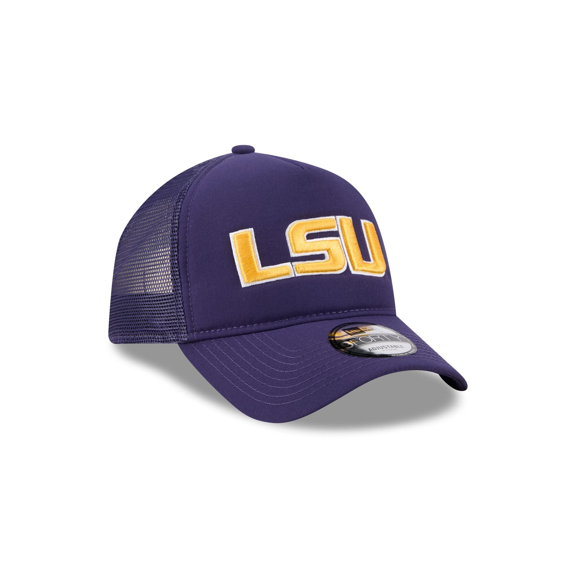 LSU Tigers Go-To 9FORTY A-Frame Trucker Hat