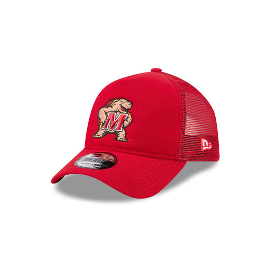 Maryland Terrapins Go-To 9FORTY A-Frame Trucker Hat - New Era Cap