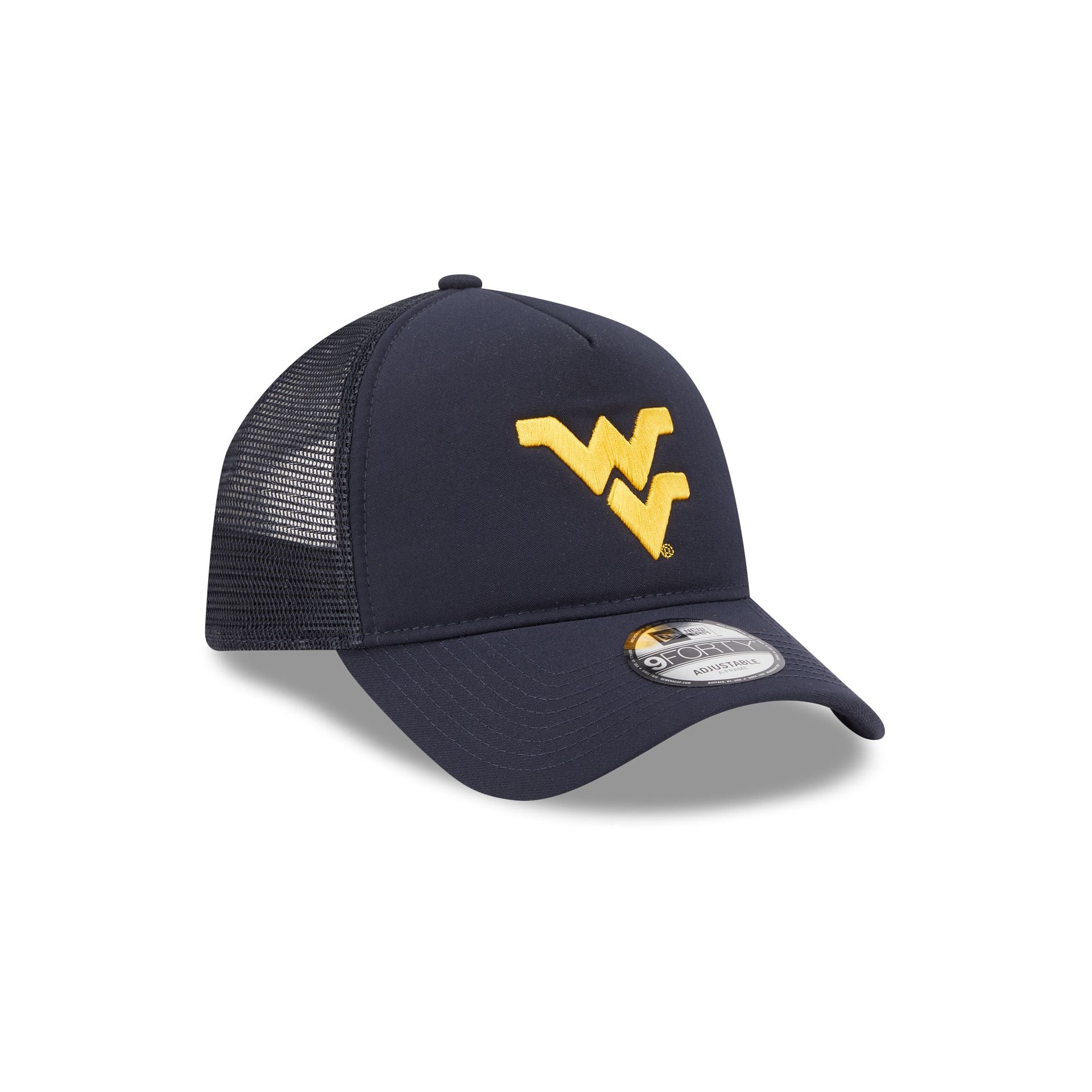 West Virginia Mountaineers Go-To 9FORTY A-Frame Trucker Hat