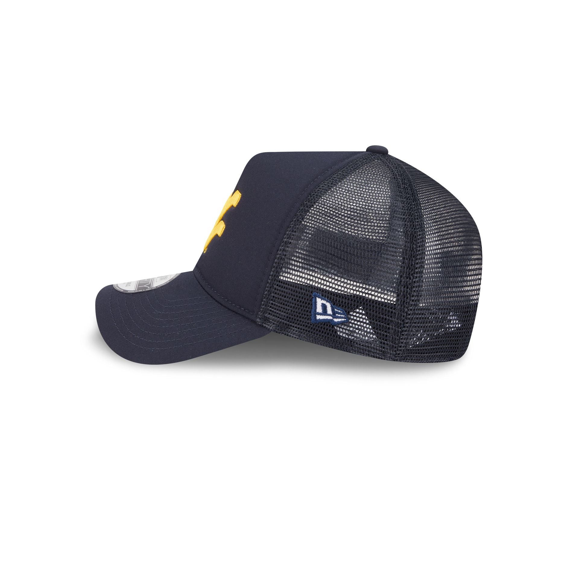 West Virginia Mountaineers Go-To 9FORTY A-Frame Trucker Hat