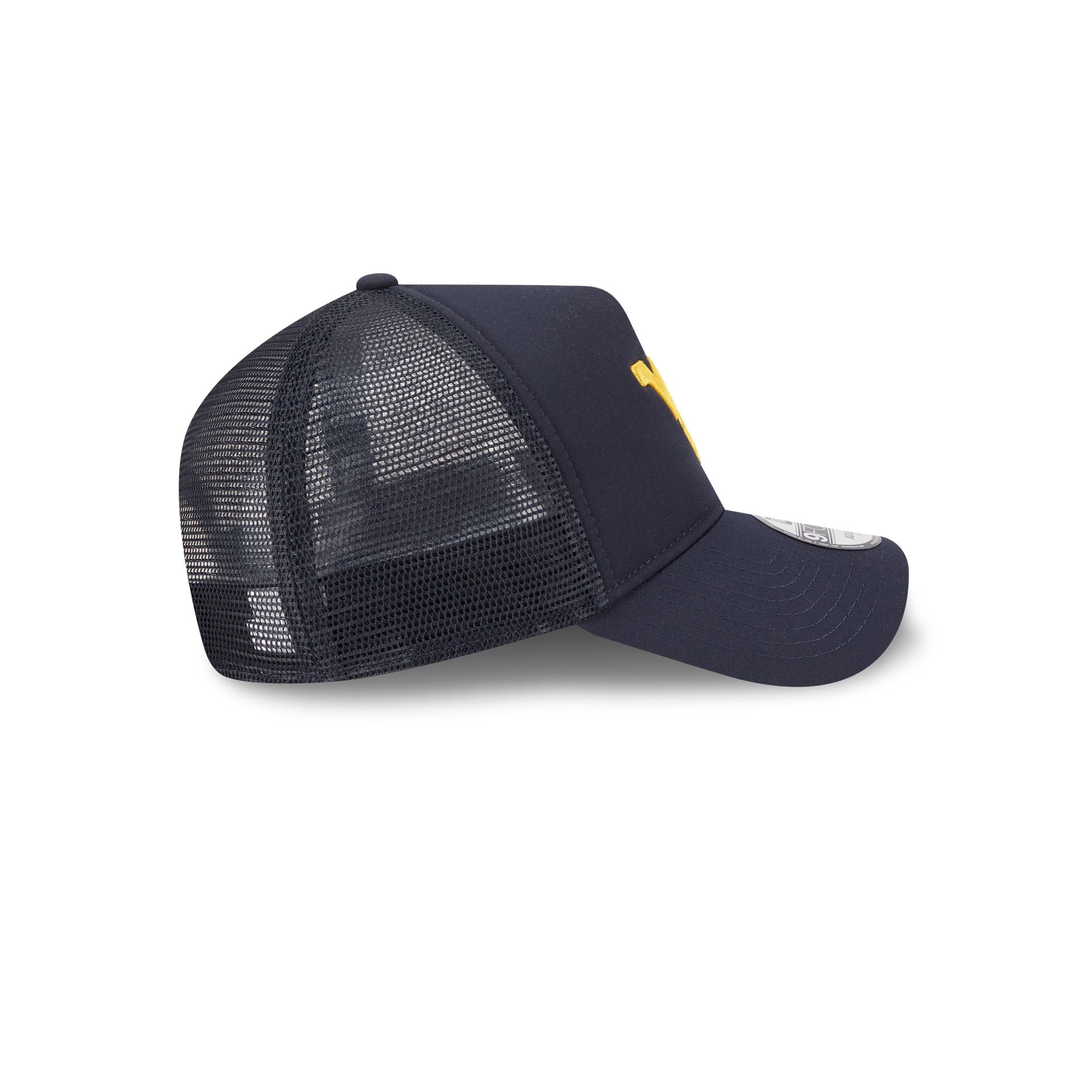 West Virginia Mountaineers Go-To 9FORTY A-Frame Trucker Hat