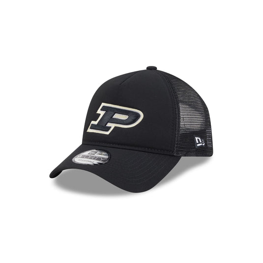 Purdue Boilermakers Go-To 9FORTY A-Frame Trucker Hat - New Era Cap