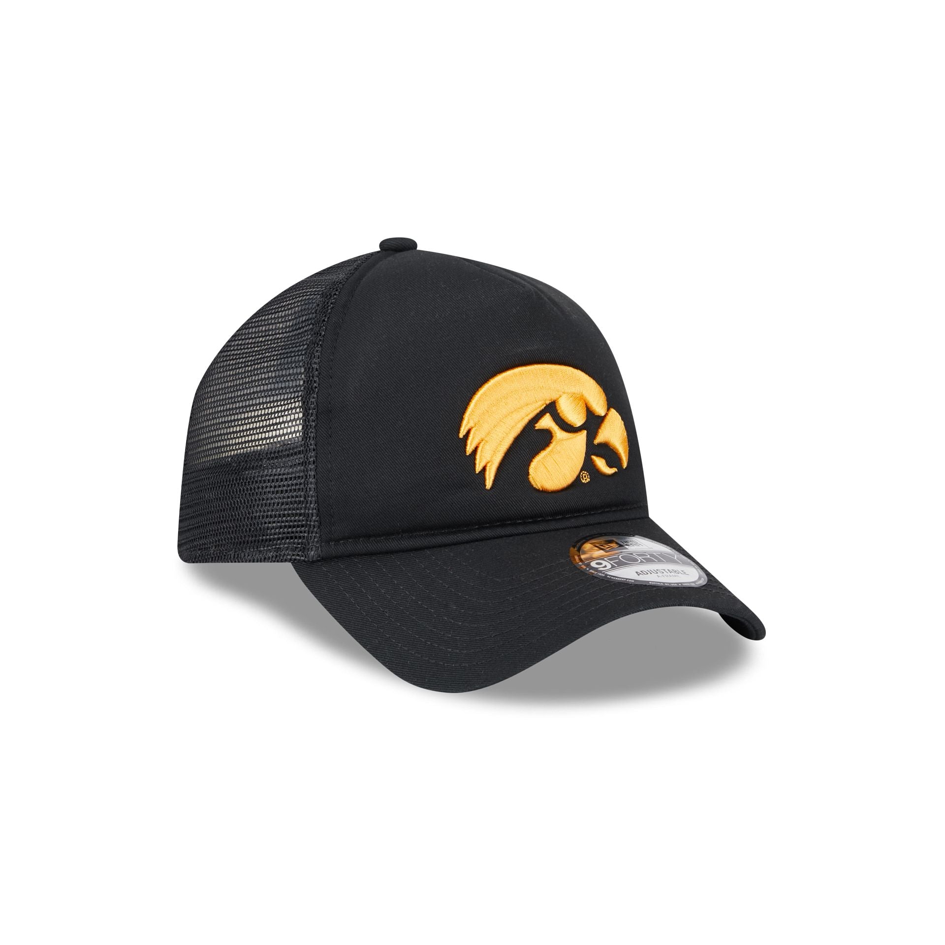 Iowa Hawkeyes Go-To 9FORTY A-Frame Trucker Hat