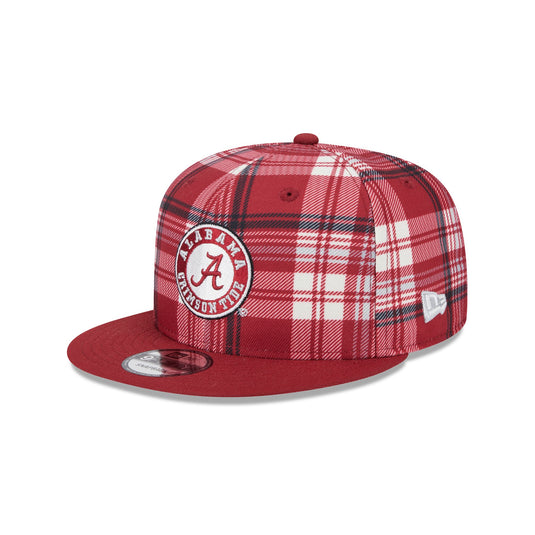 Alabama Crimson Tide Plaid 9FIFTY Snapback Hat - New Era Cap
