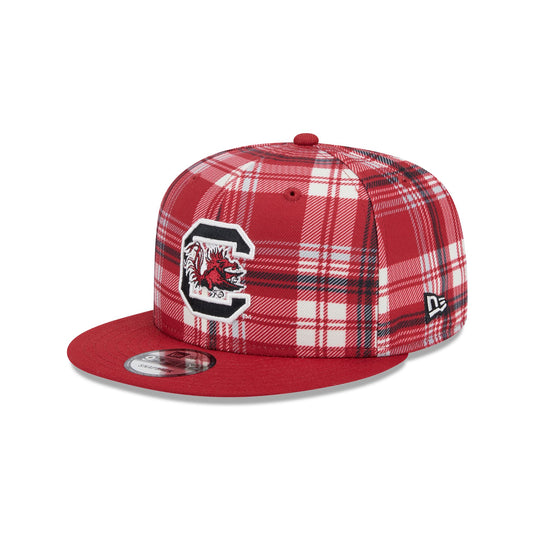 South Carolina Gamecocks Plaid 9FIFTY Snapback Hat - New Era Cap
