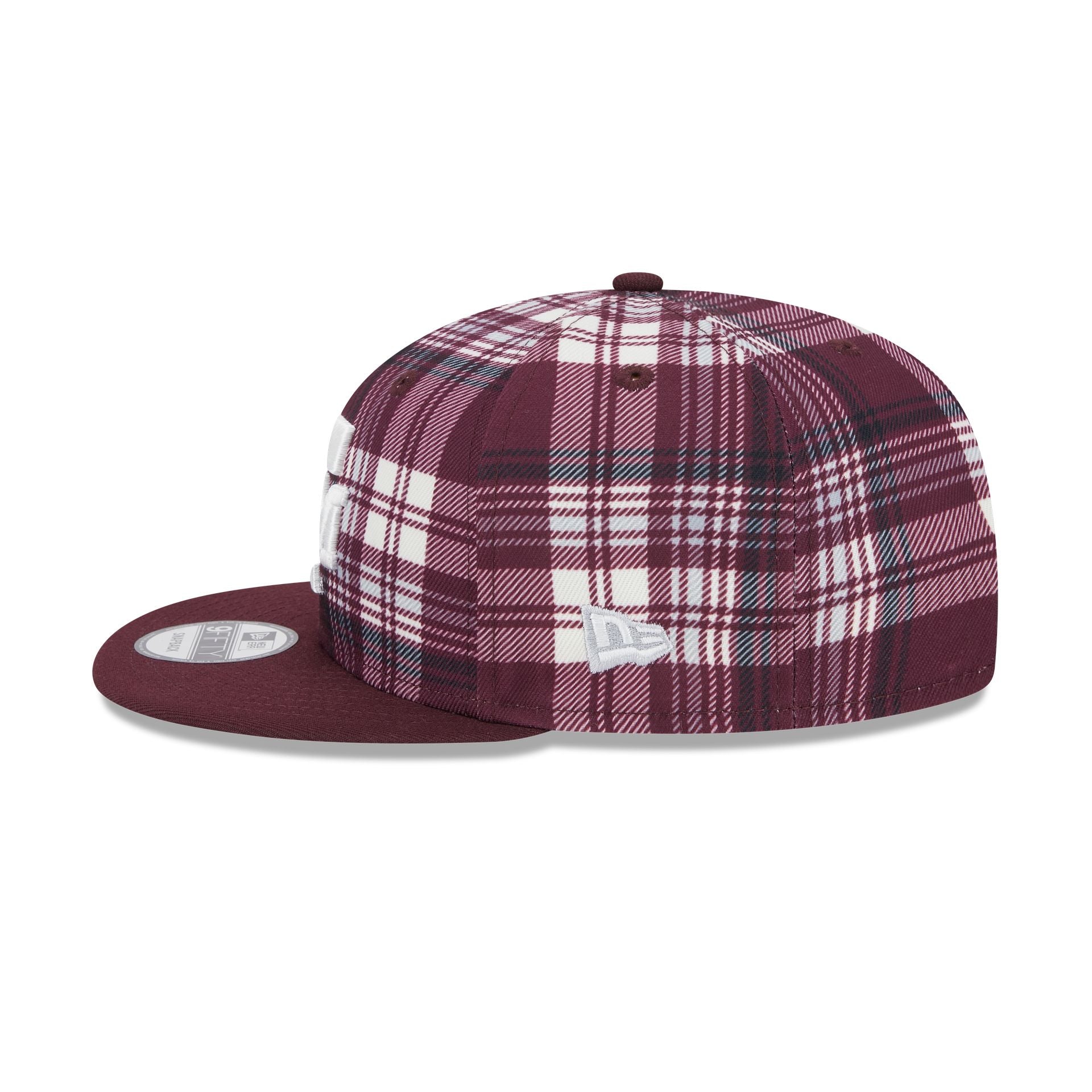 Texas A&M Aggies Plaid 9FIFTY Snapback Hat