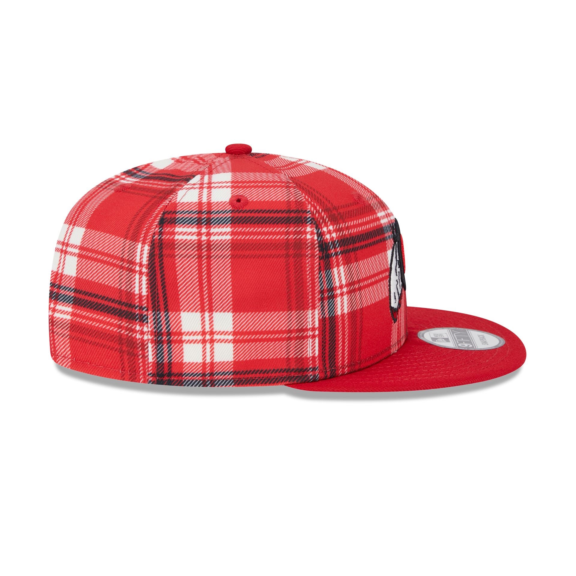 Utah Utes Plaid 9FIFTY Snapback Hat