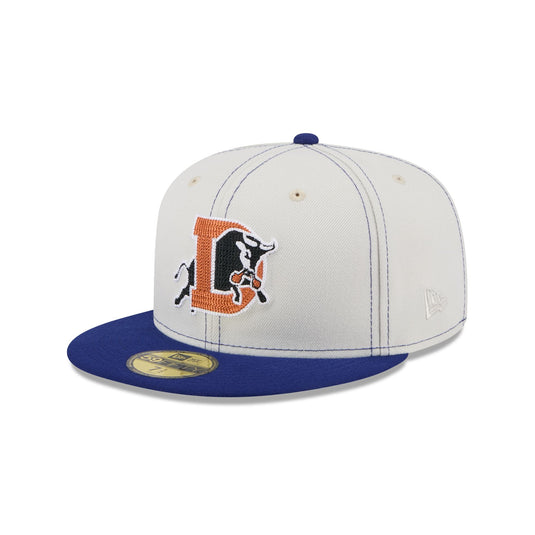 Durham Bulls Sandy Linen 59FIFTY Fitted Hat - New Era Cap