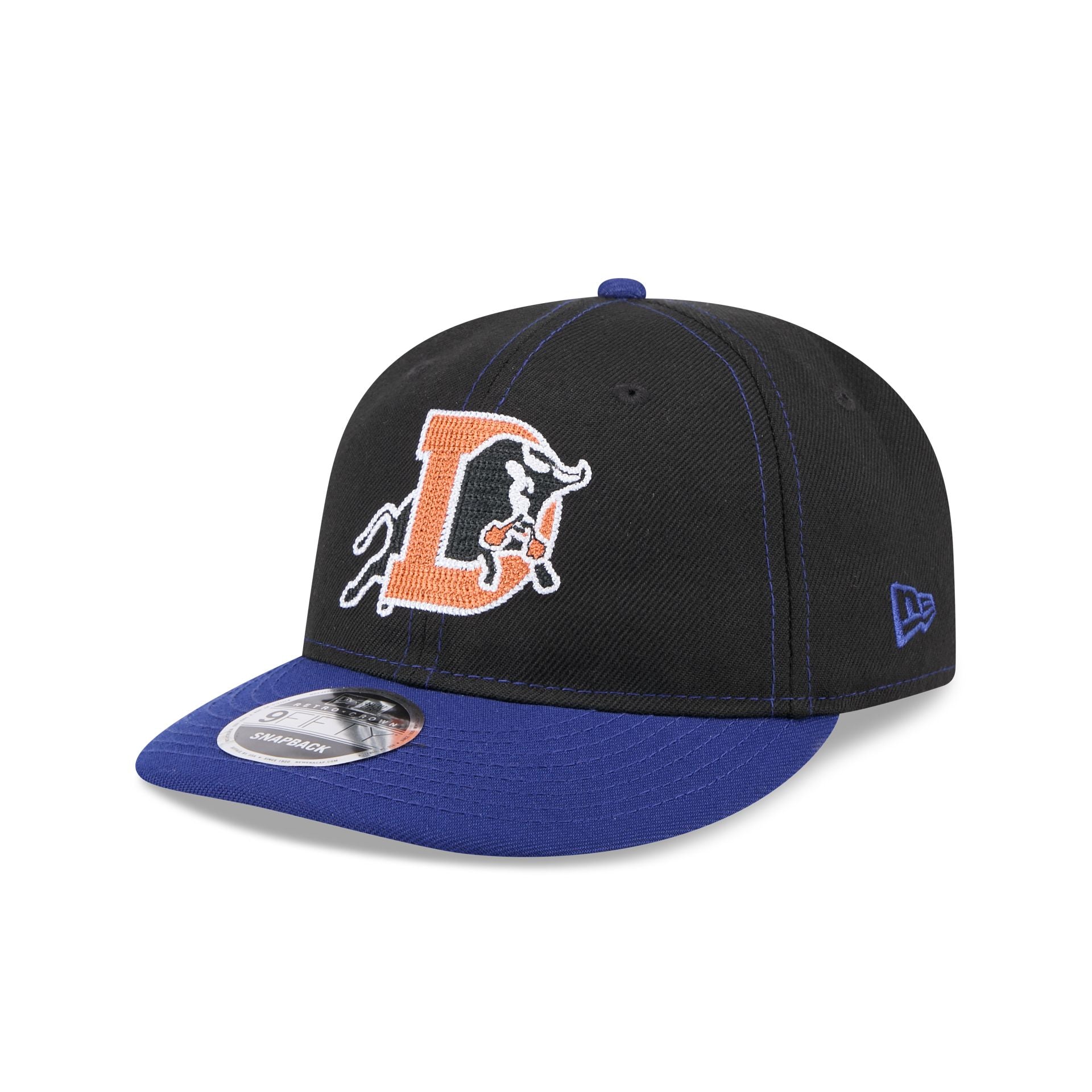 Durham Bulls Thunder Crown Retro Crown 9FIFTY Snapback Hat