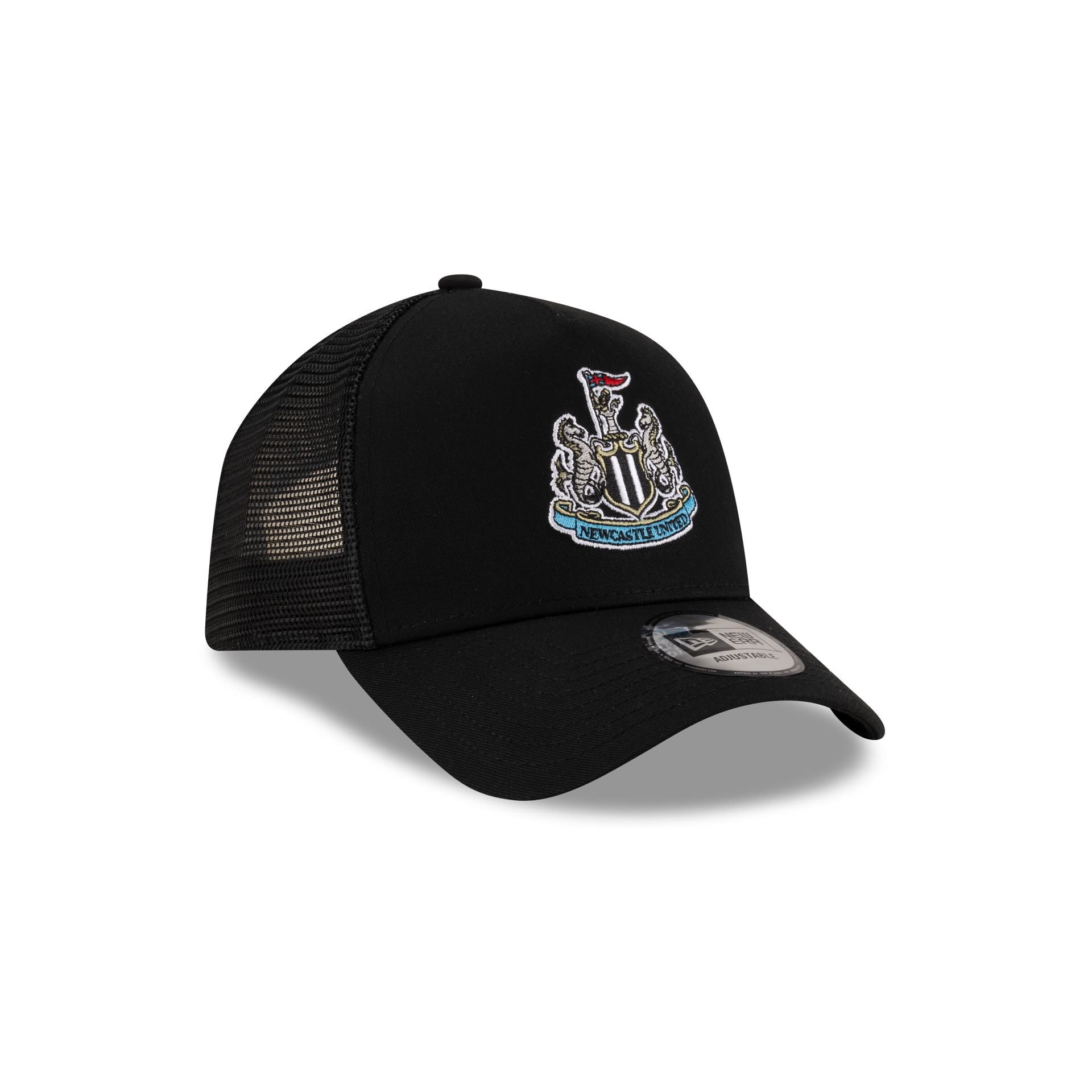 Newcastle United FC Core Black 9FORTY A-Frame Trucker Hat