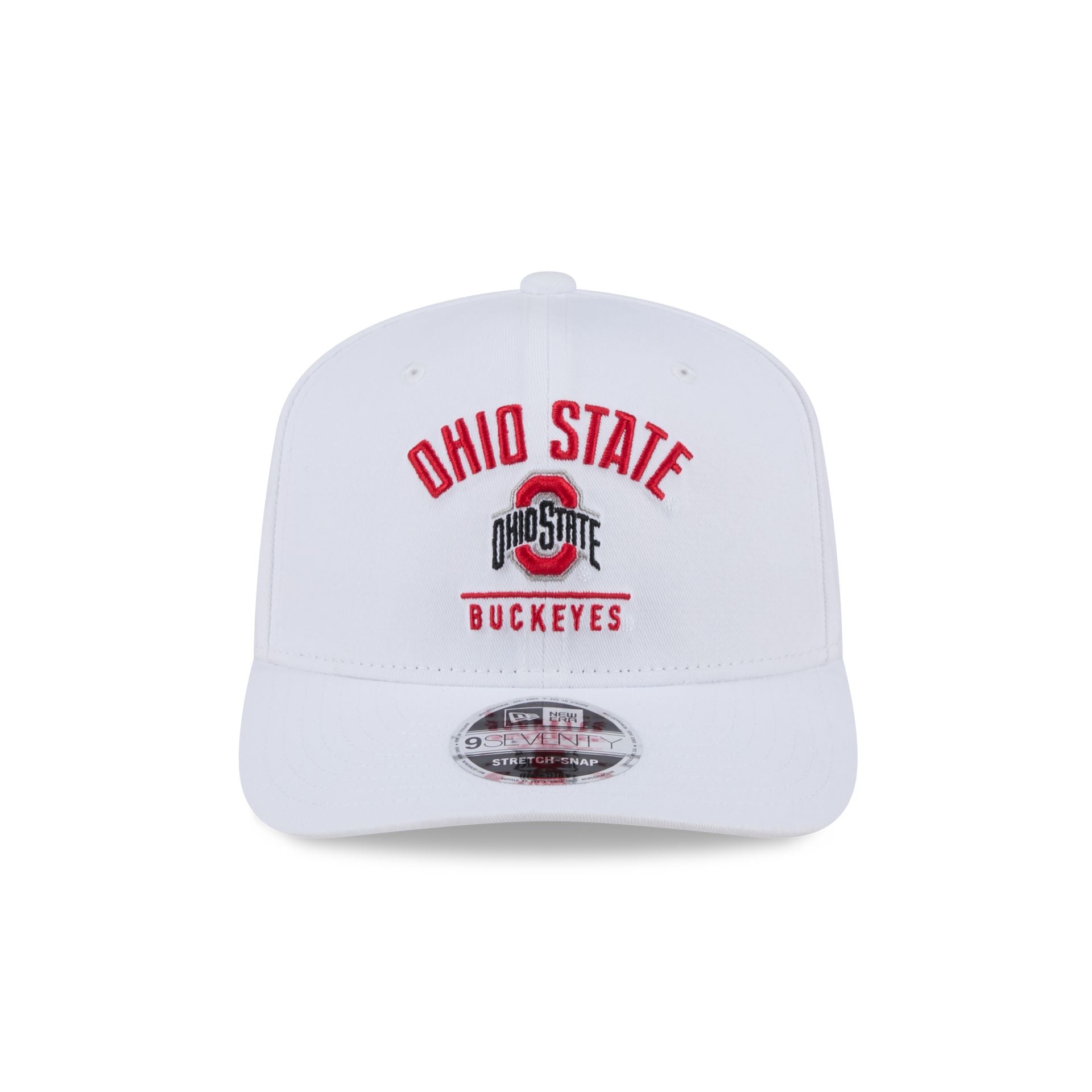 Ohio State Buckeyes Optic White 9SEVENTY Stretch-Snap Hat