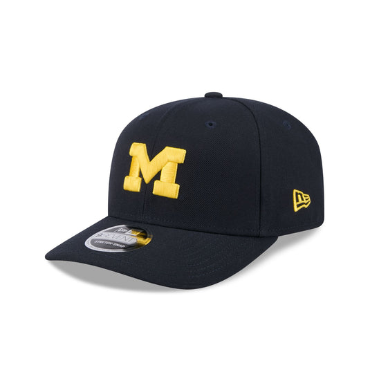 Michigan Wolverines Basic 9SEVENTY Stretch-Snap Hat - New Era Cap