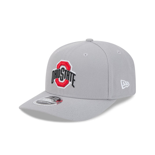 Ohio State Buckeyes Basic Gray 9SEVENTY Stretch-Snap Hat - New Era Cap