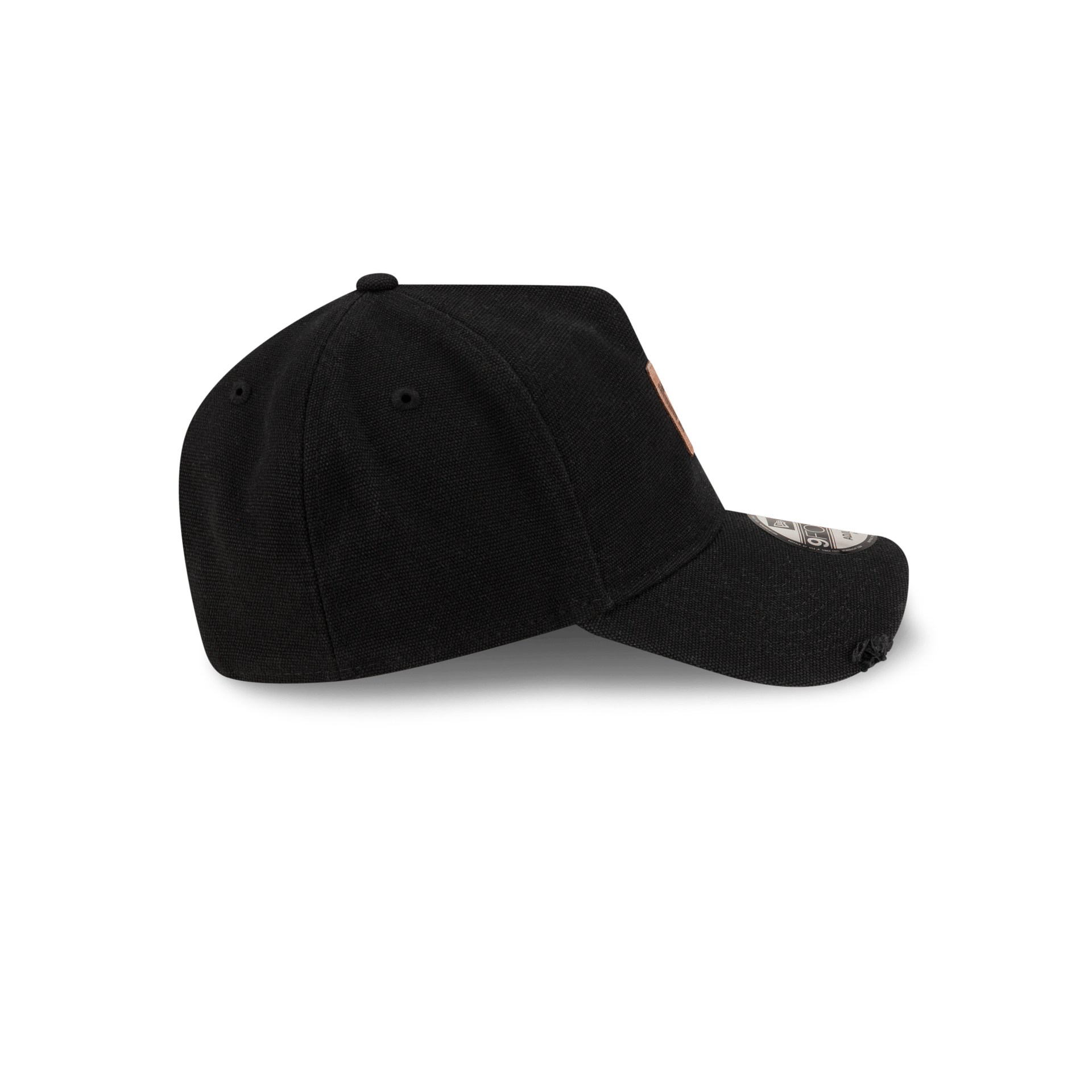 Forge Leather Patch Black 9FORTY A-Frame Adjustable Hat