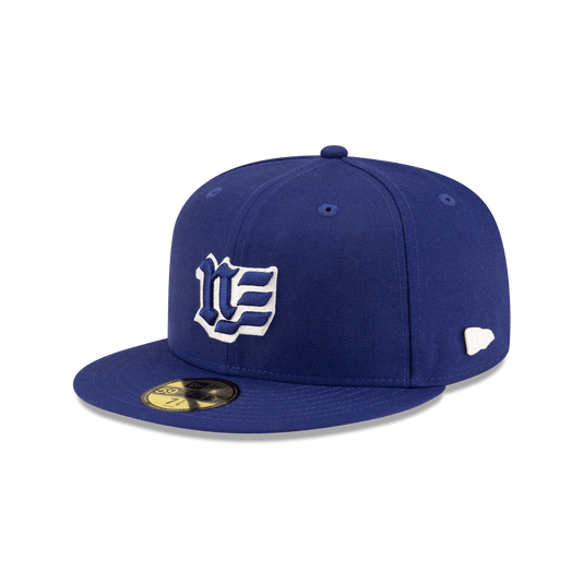 Blackletter Dark Royal 59FIFTY Fitted Hat - New Era Cap