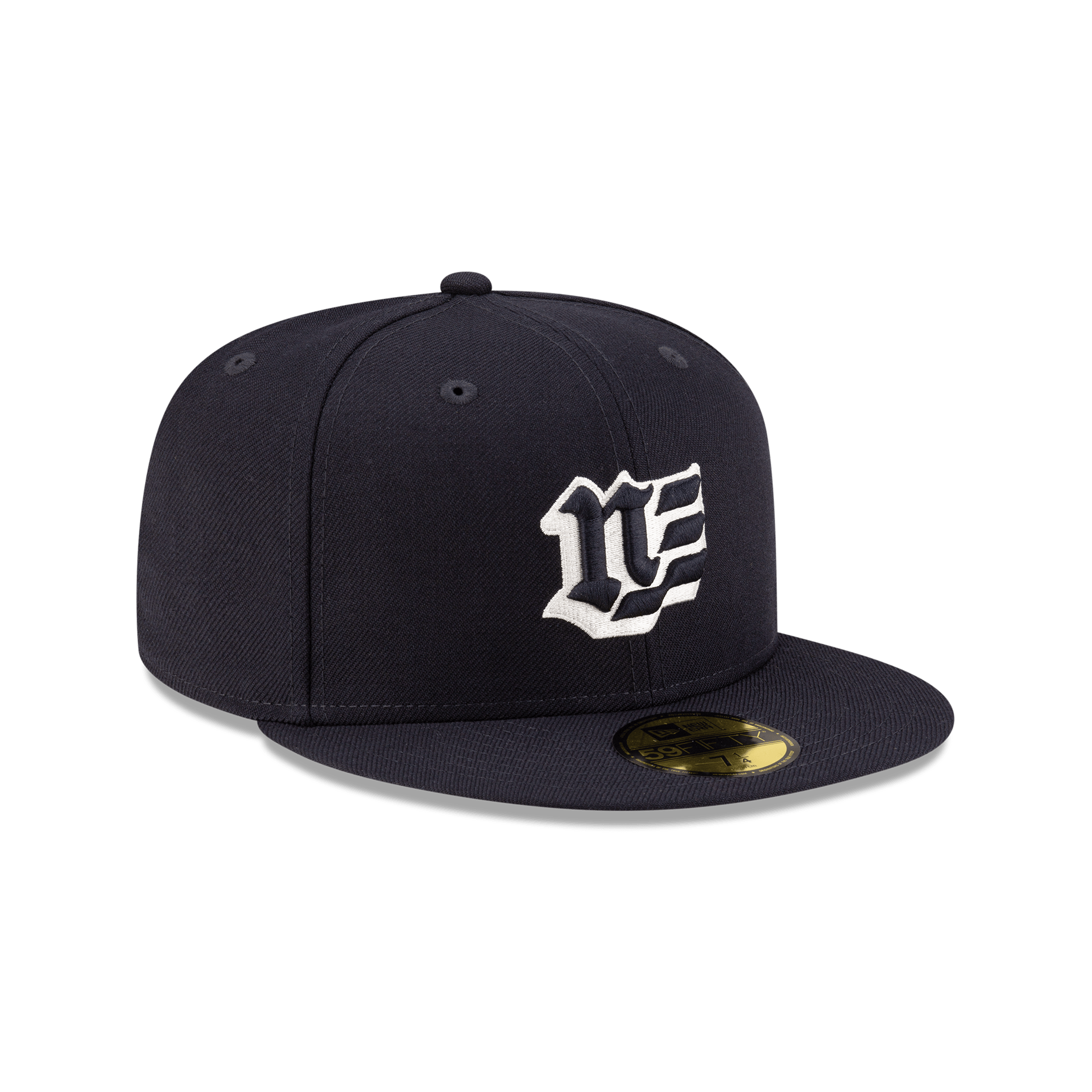 Blackletter Navy 59FIFTY Fitted Hat