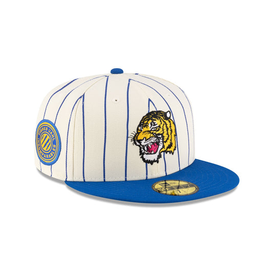 Club Tigres UANL Retro Pinstripe 59FIFTY Fitted Hat - New Era Cap