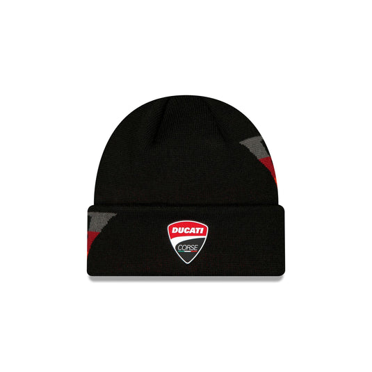 Ducati Lenovo Team MotoGP Gradient Side Knit Beanie Hat - New Era Cap
