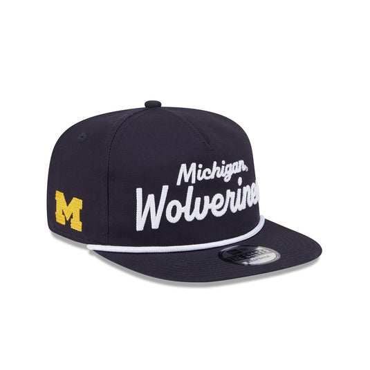 Michigan Wolverines Team Text Golfer Hat - New Era Cap