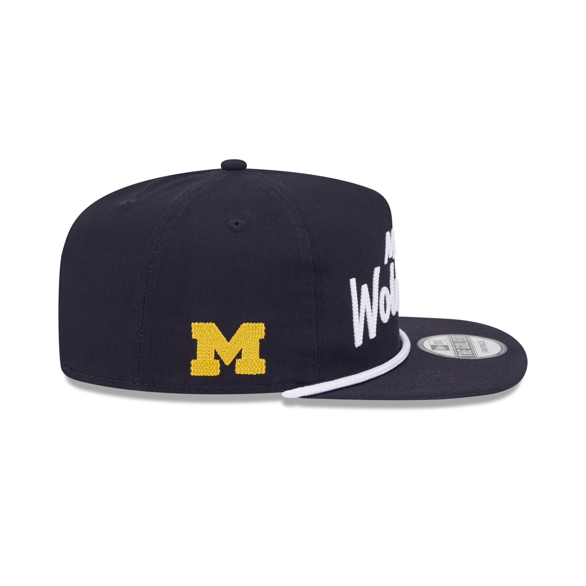Michigan Wolverines Team Text Golfer Hat
