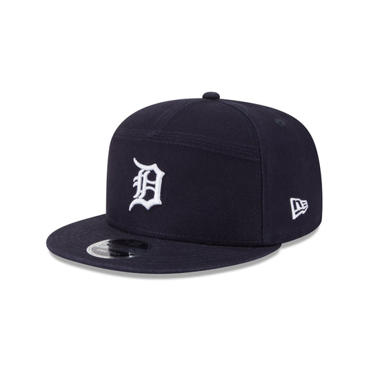 Detroit Tigers Cotton Canvas Split Panel 9FIFTY Trucker Hat - New Era Cap