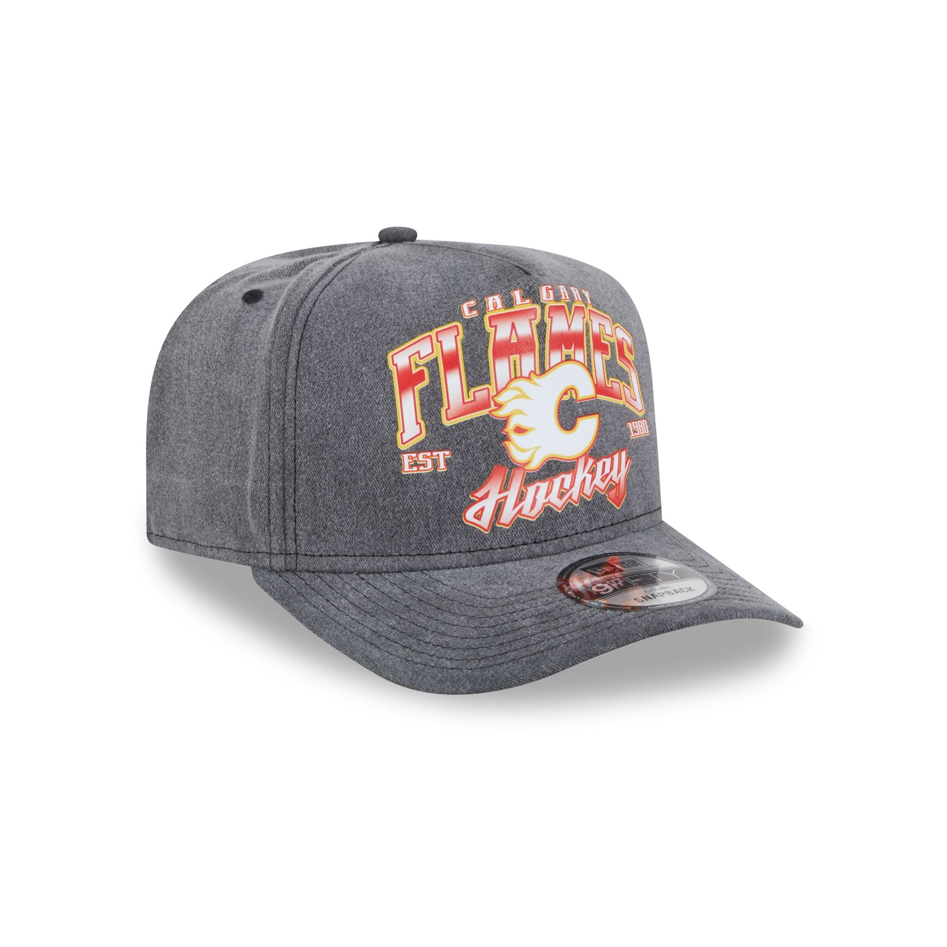 Calgary Flames Washed 9FIFTY A-Frame Snapback Hat