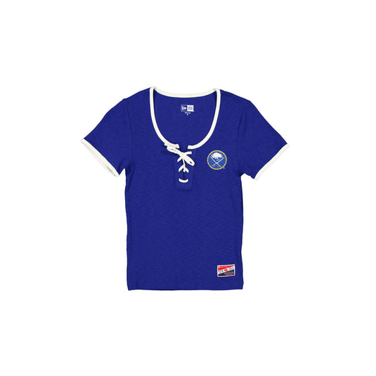 Buffalo Sabres Throwback Tie Women's T-Shirt - New Era Cap